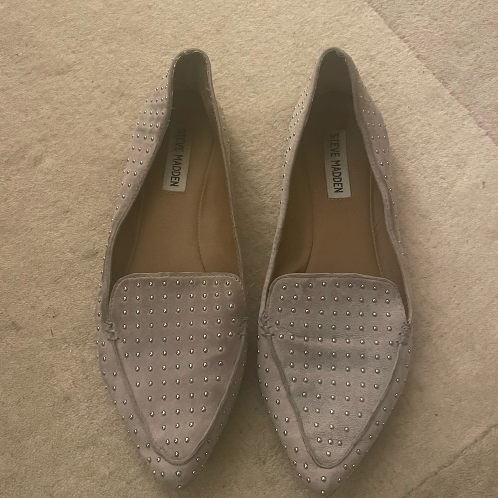 Steve Madden studded flats